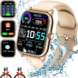 Smart Watch for Women,1.81" Touch Screen Bluetooth Smartwatch for Android